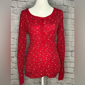 Faded Glory Floral long sleeve top